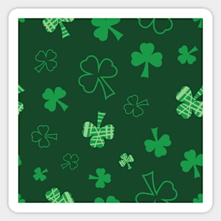 St. Patricks day Shamrock Tumble green Sticker